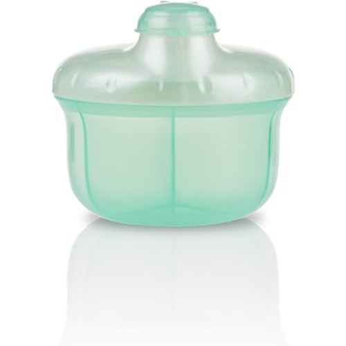 Nuby Powder Formula Dispenser, 3 Compartments, Green
