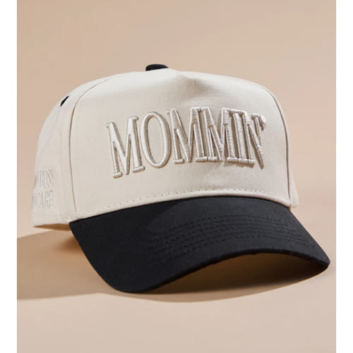 Mommin' Trucker Hat in Black | Altar'd State
