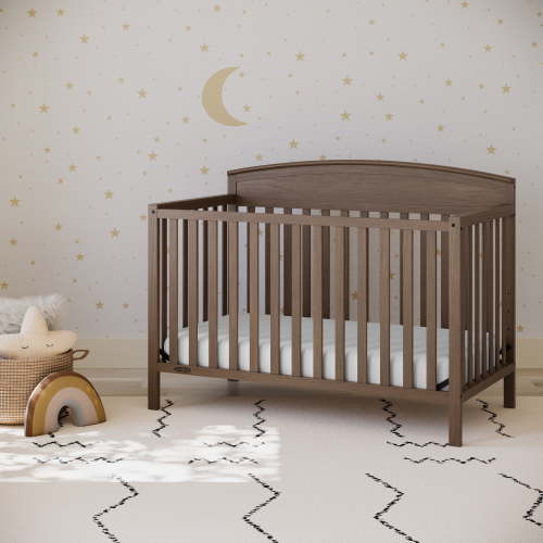 Graco Benton 5-in-1 Convertible Baby Crib, Hazelnut