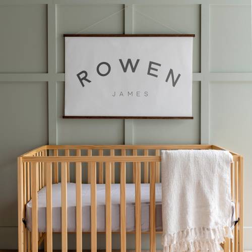 Custom Kids Name Canvas | Nursery Name Sign | Nursery Sign | Hanging Canvas | Canvas Wall Decor | Kids Room Sign
