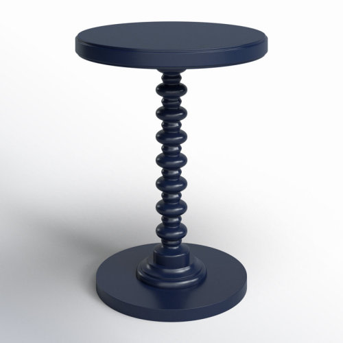Birch Lane™ Fiama Pedestal End Table & Reviews | Birch Lane - Navy
