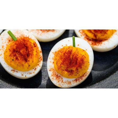 Best Pumpkin Deviled Eggs - How to Make Halloween Deviled Eggs