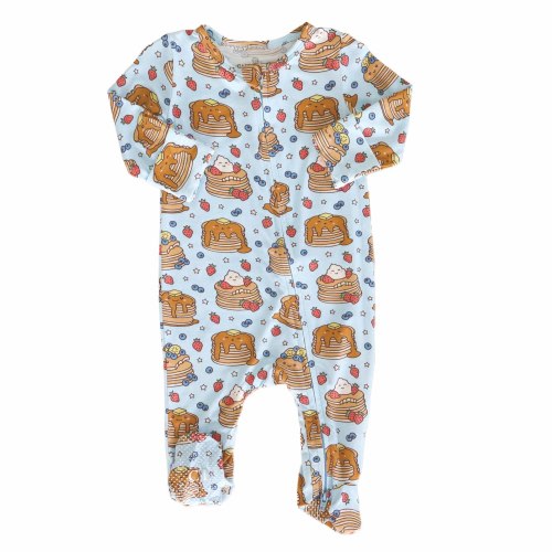 Brunch Buddies Zipper Footie