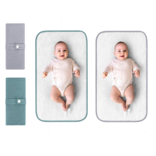 Accmor Diaper Bag Portable Diaper Changing Pads 2pk - Green & Grey
