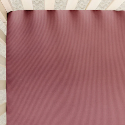 Marjorie Ribbed Crib Sheet