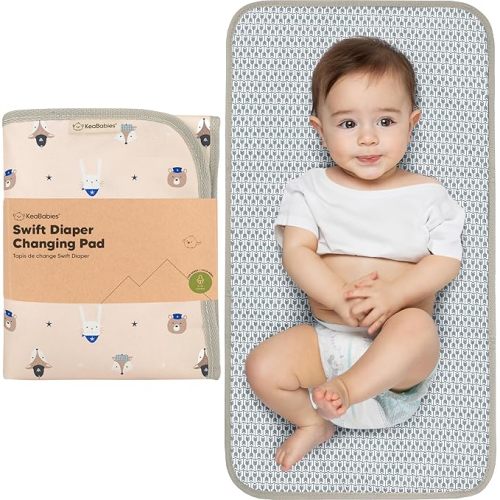 Portable Diaper Changing Pad - Waterproof Foldable Baby Changing Mat - Travel Diaper Change Mat - Lightweight Changing Pads for Baby - Baby Changer-Machine Washable(Wild Patrol)