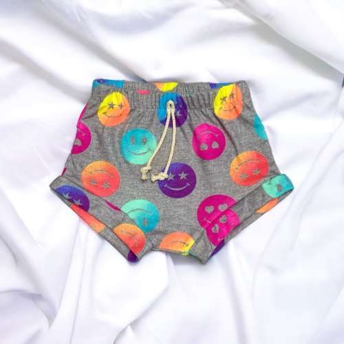 kids shorts happy face, toddler shorts, baby shorts, smiley print shorts, baby showers gift, baby boy shorts girl shorts, summer pant shorts