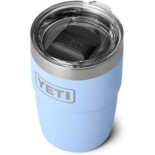 YETI Rambler 8 oz Stackable Cup, Stainless Steel, Vacuum Insulated Espresso Cup with MagSlider Lid