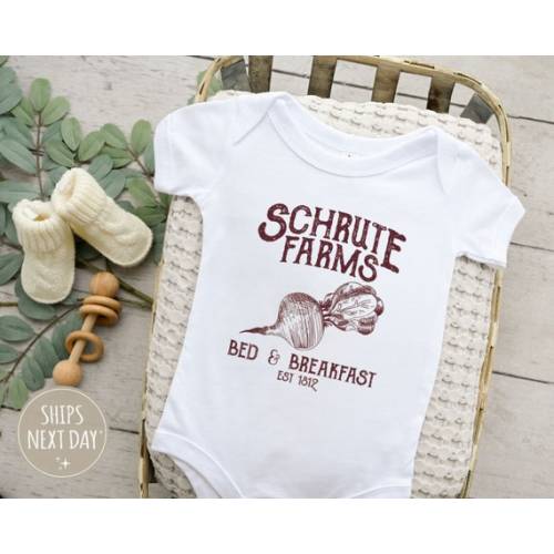 The Office Onesie® Schrute Farms Onesie® Dwight Schrute - Etsy