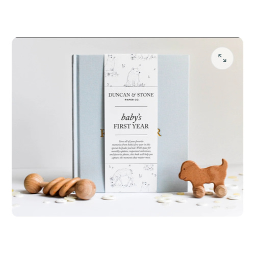 Baby's First Year Memory Book & Baby Photo Album by Duncan & Stone – Duncan & Stone Paper Co.