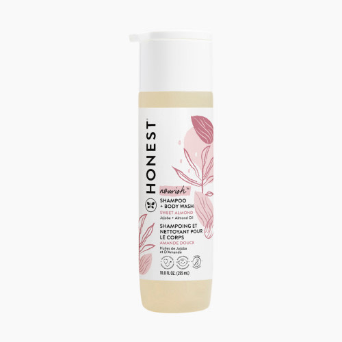 The Honest Company Shampoo & Body Wash - Nourish (Sweet Almond), 18 Fl Oz