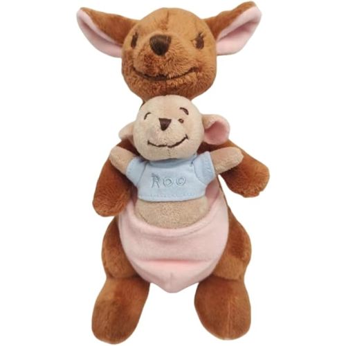 Kanga and Roo Plush Kangaroo Stuffed Animal Doll Gift - 7 Inches, Brown