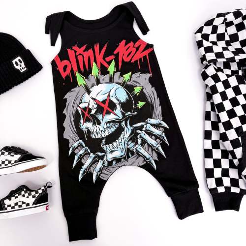 BLINK-182 ROMPER: SIX ARROW SKULL