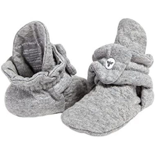 Burt's Bees Baby Booties, Organic Cotton Adjustable Infant Sock