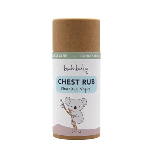 BALM! Baby Chest Rub – Soothing Natural Chest Rub Balm with Eucalyptus and Lavender – Petroleum Free – Vegan - Safe and Effective - Made in The USA (Eco Stick, 2oz)