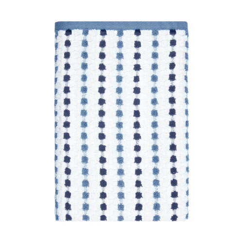 Mainstays Performance Bath Towels Blue Dot 54 x 30 inches 100% Cotton Absorbent Quick-Drying