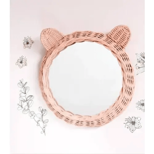 rattan bear mirror - Google Search
