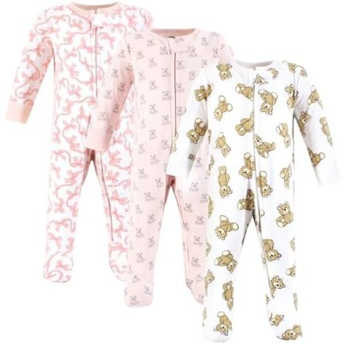 Hudson Baby Unisex Baby Cotton Sleep and Play