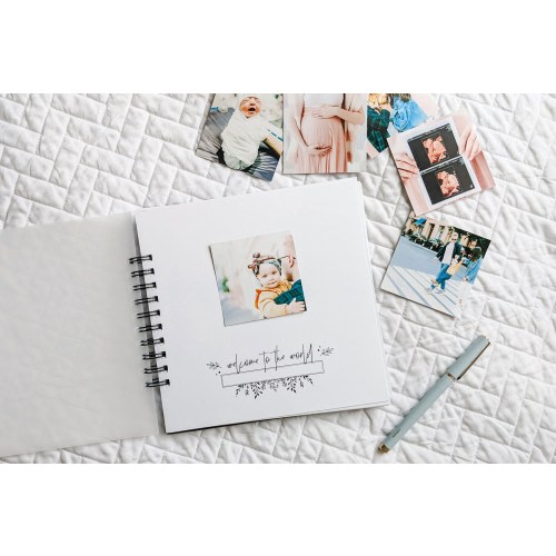 Minimalist Baby Book Gender Neutral | Modern Baby Shower Gift Simple Baby Book Journal Album Pregnancy Gift Same Sex LGBTQ friendly