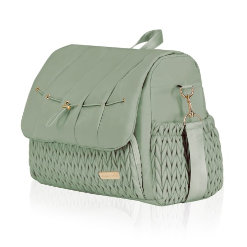 Hannah & Sophia Belle Convertible Diaper Backpack & Messenger Bag — buybuy BABY in Sage Green