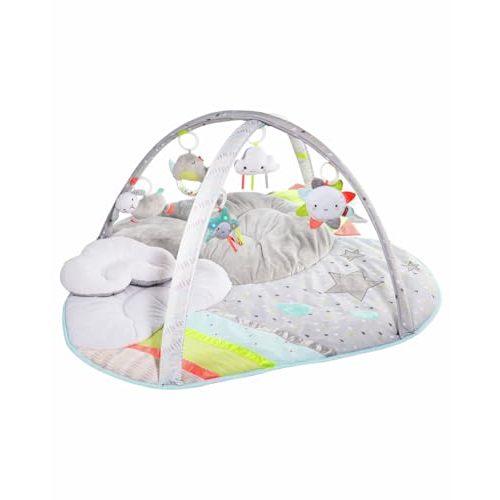 Skip Hop Tummy Time Mat, 3-in-1 Activity Baby Play Gym, Age 0+, Silver Lining Cloud, Grey