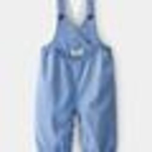 Baby  Vintage Inspired Chambray V-Neck Overalls  - Nostalgia Wash Nostalgia Ozone Wash