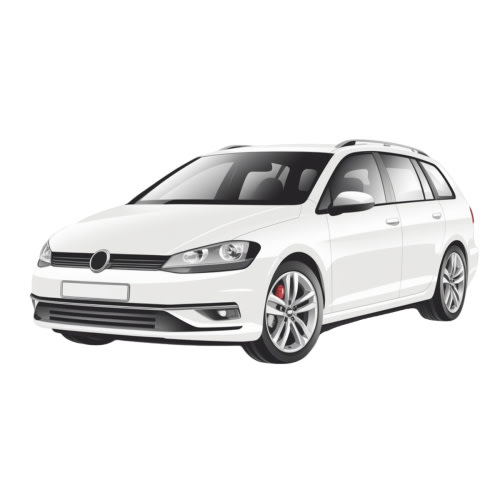 Volkswagen Golf Wagon 7th Gen Car Window Sun Shades (MK7/MQB, Typ 5G; 2012-2022)