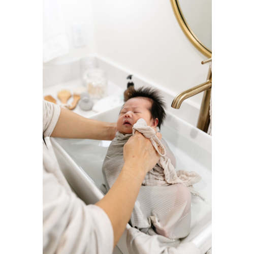 Bath - Swaddle Blanket - Adrian Ribbed – Lou Lou & Company