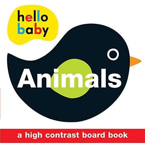 Hello Baby: Animals: A High-Contrast Board Book