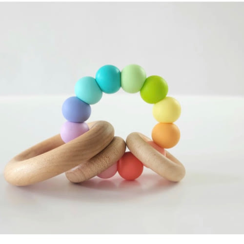 Saturn Ring Wooden Baby Teether