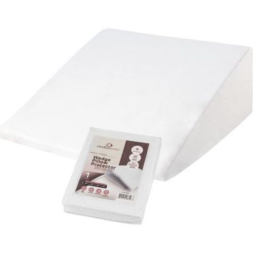 Circles Home 100% Cotton Wedge Pillow Protector With Zipper – (25x25x10x2)