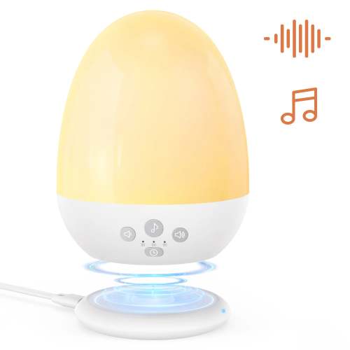 VAVA Egg Night Light + White Noise (18 Sounds) | RGB/Warm Light