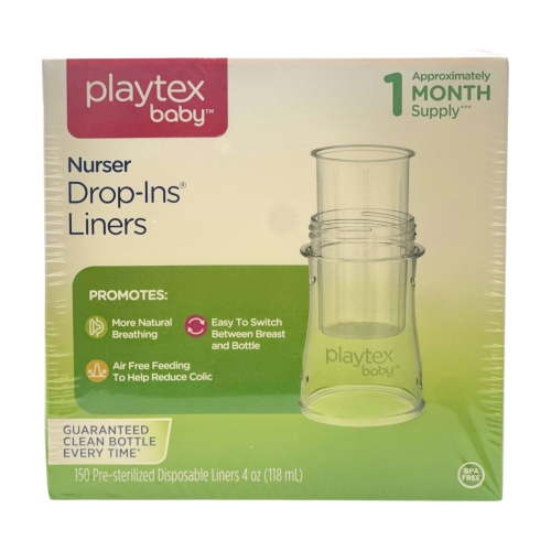 Playtex Baby Drop-Ins Liners, 4 fl oz, 150 Count
