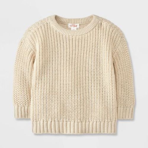 Baby Pullover Sweater - Cat & Jack™ Cream 24m