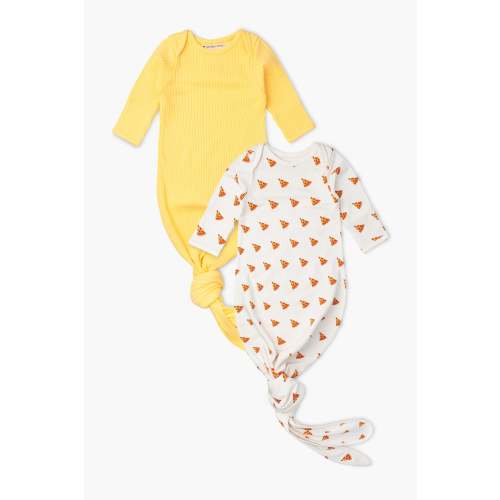 2-Pack Knot It Gowns - Organic Baby Clothes - Monica + Andy