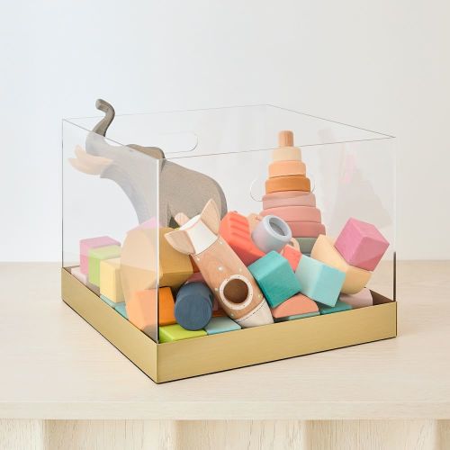 Acrylic Nursery Storage Utility (Brass)