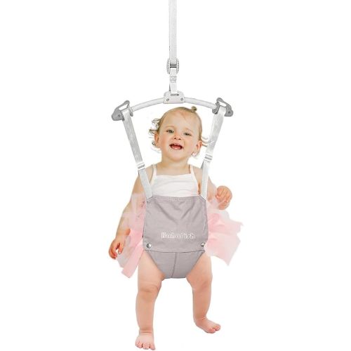 Baby Door Jumpers and Bouncers Exerciser Set with Door Clamp Adjustable Strap for Toddler Infant 6-24 Months CPC & CE Certified