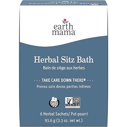 Earth Mama Angel Baby Organic Herbal Sitz Bath for Pregnancy and Postpartum, 6-count