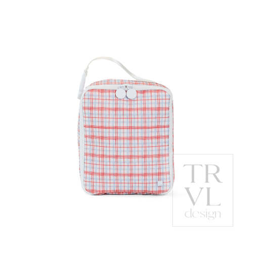 Lunch Box Insulated Lunch Bag - Classic Plaid Red