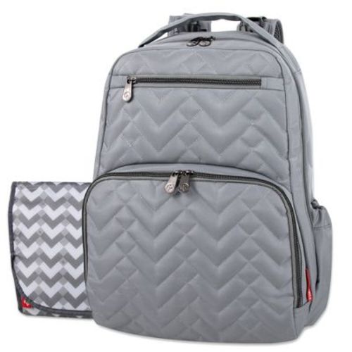 Fisher-price Quilted Morgan Backpack - Gray