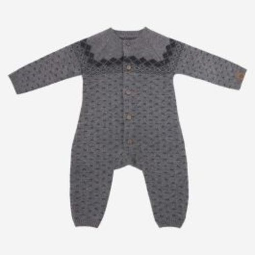 Mosholt knitted baby jumpsuit
