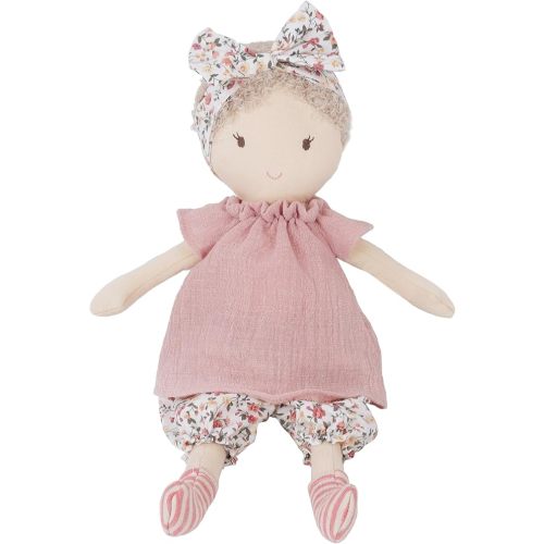 MON AMI My First Doll Poppy - 15” Soft & Cuddly Plush Stuffed Baby Doll for Girls, Babies, Toddlers, Pre-School Kids