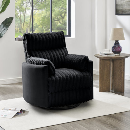 Latitude Run® Sabria Bocaton Wide Wale Corduroy Upholstery Manual Recliner & Reviews | Wayfair