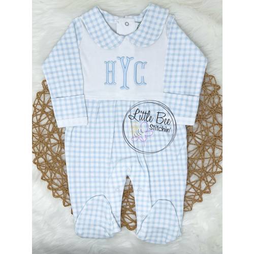 Baby Boy Coming Home outfit | Baby Boy Church outfit | Newborn Outfit | Baby Gift | Blue and White Baby Boy outfit