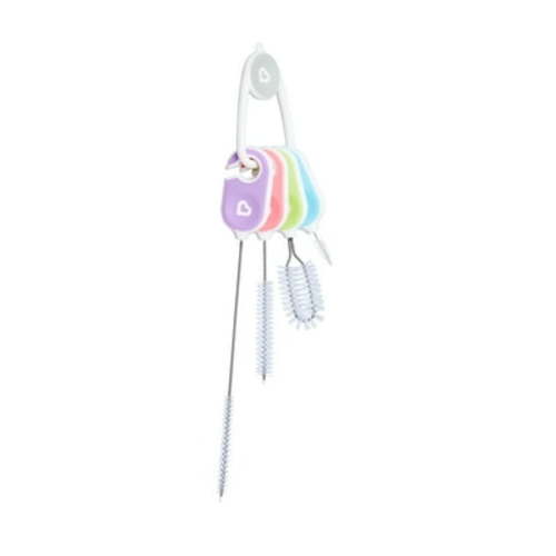 Munchkin Details Bottle & Cup Detailing Brush Set, 4 Pack
