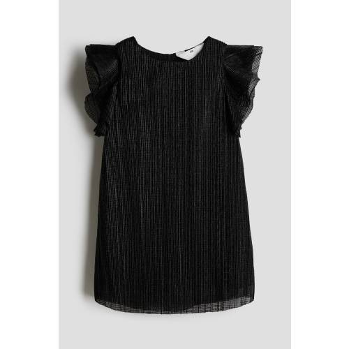 PLEATED A-LINE DRESS, Black - size 3T (2-3Y)