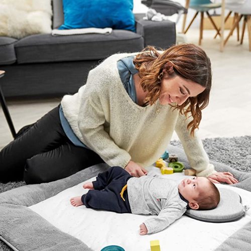 Babymoov Lovenest Organic Baby Headrest | The Worlds First Pediatrician Designed Head Support to Prevent Infant Flat Head (Made in Europe)