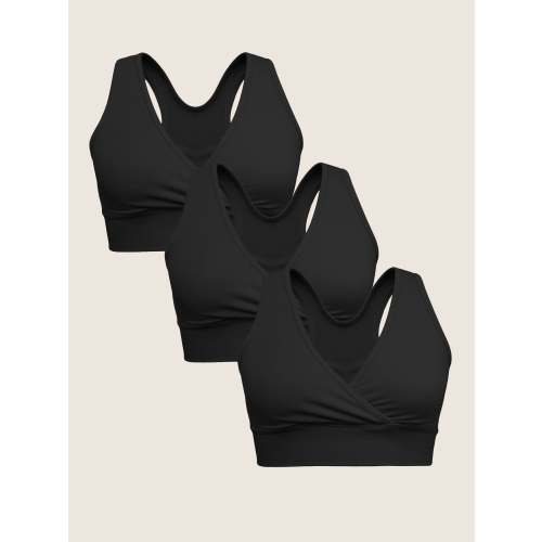 Wash Wear Spare® French Terry Nursing Bra Pack | Twilight