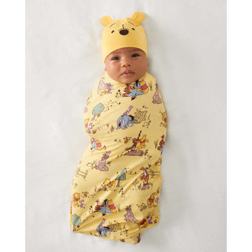 Disney Playtime With Pooh Swaddle & Hat Set | Little Sleepies