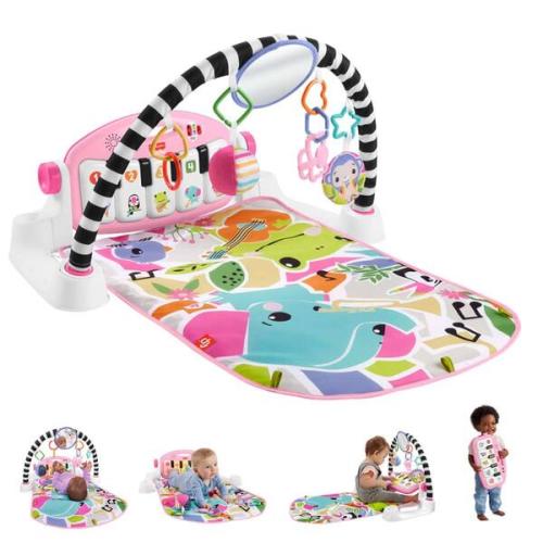 Fisher-Price® Glow & Grow Kick & Play Piano - Pink - Boscov's